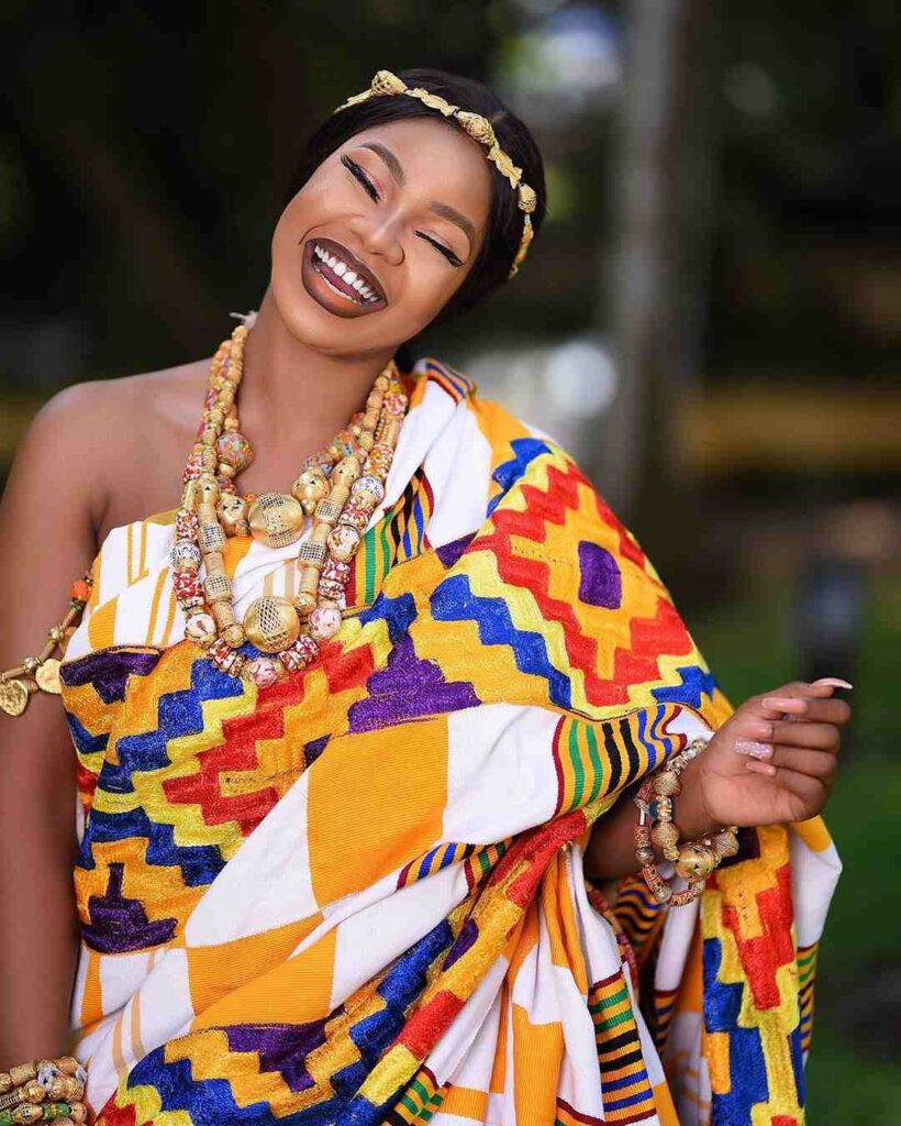 Tacha Steps Out In Ghanaian Attire to Celebrate Ghanaian Independence Day