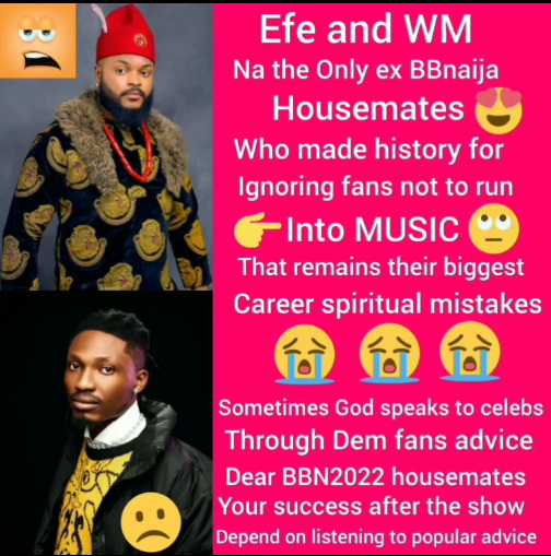 Going into music was Efe and Whitemoney’s biggest career error – Uche Maduagwu speaks out