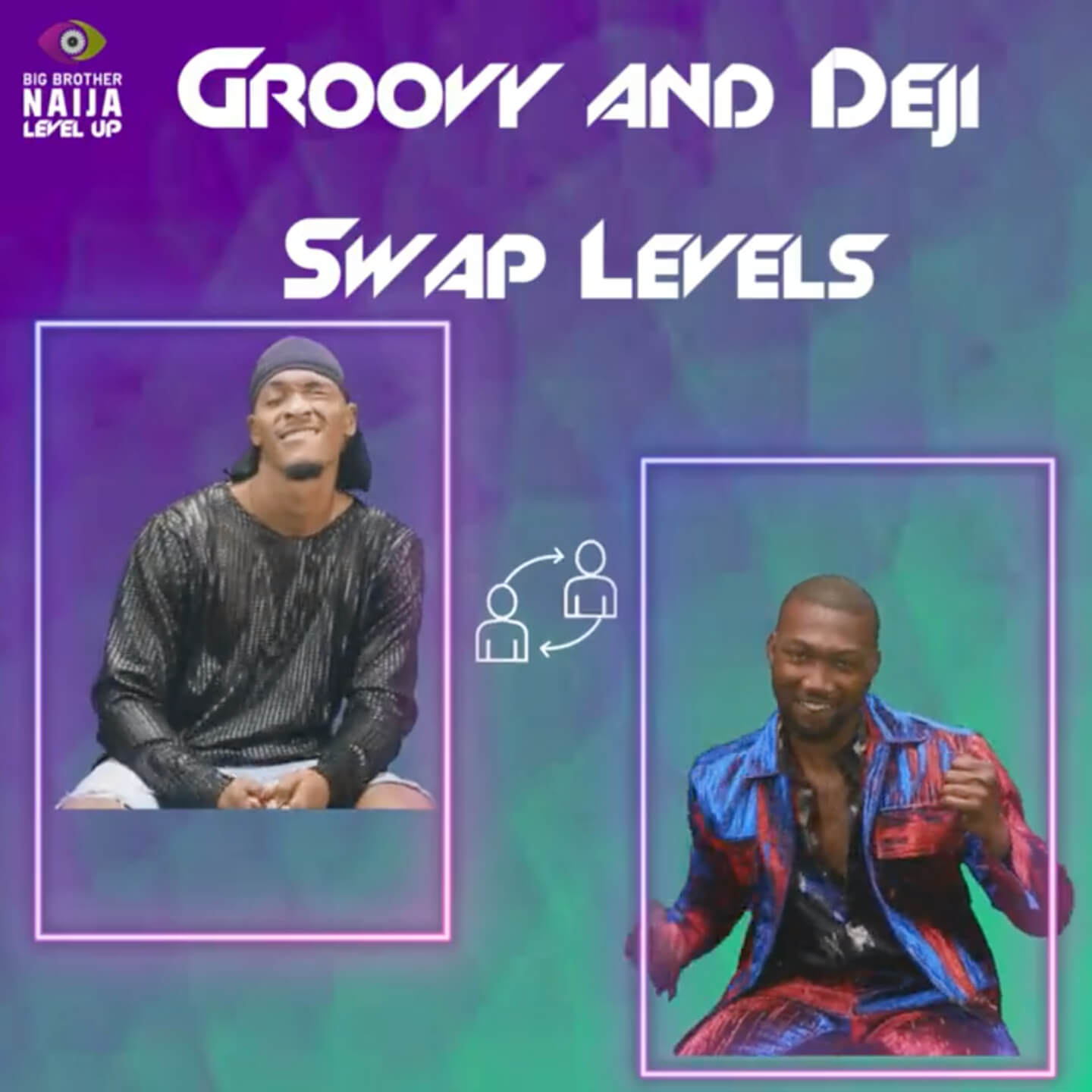 #BBNaija: Groovy and Deji Swap Levels