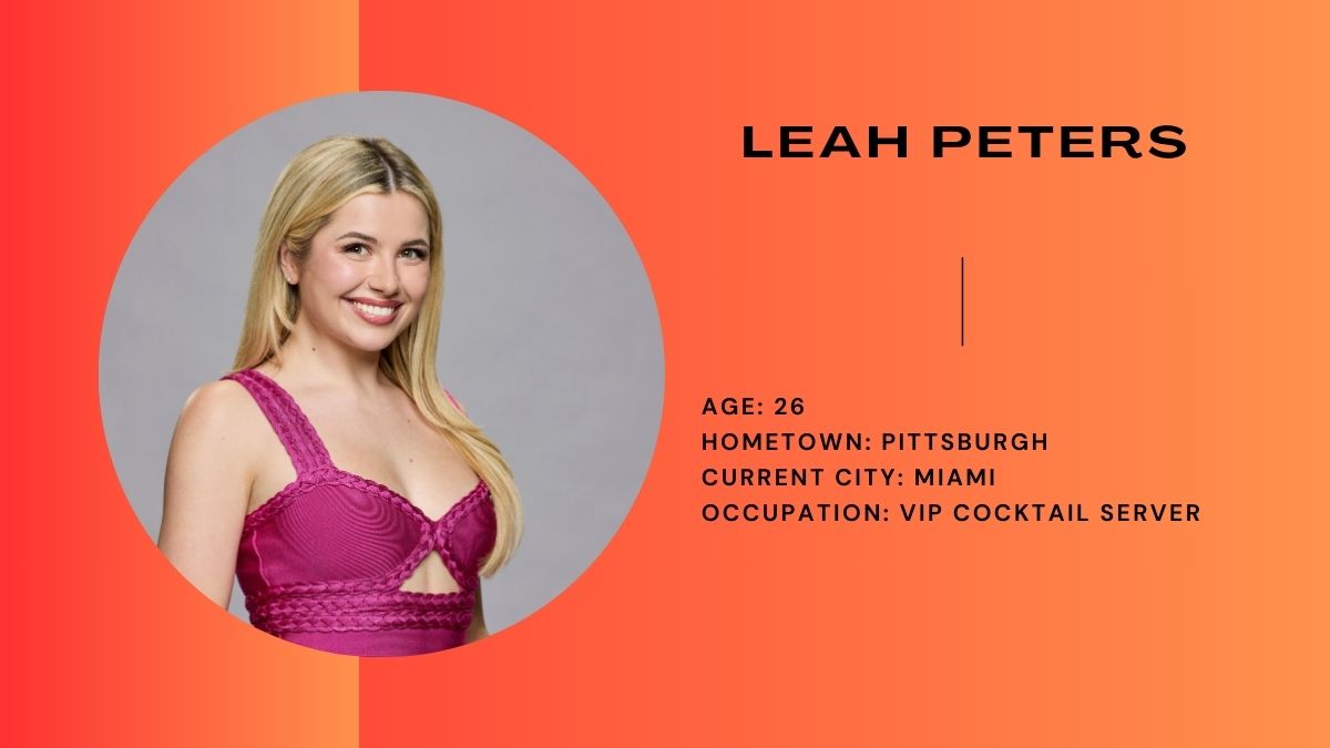 Leah Peters Big Brother 26 Houseguest