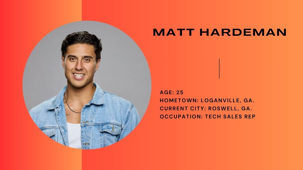 Matt Hardeman Big Brother 26 Houseguest